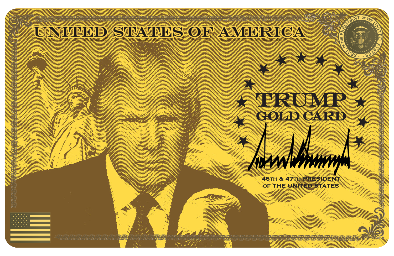 Visto 'Gold Card' de Trump foi concedido a apenas uma pessoa até agora; documento custa US$ 1 milhão