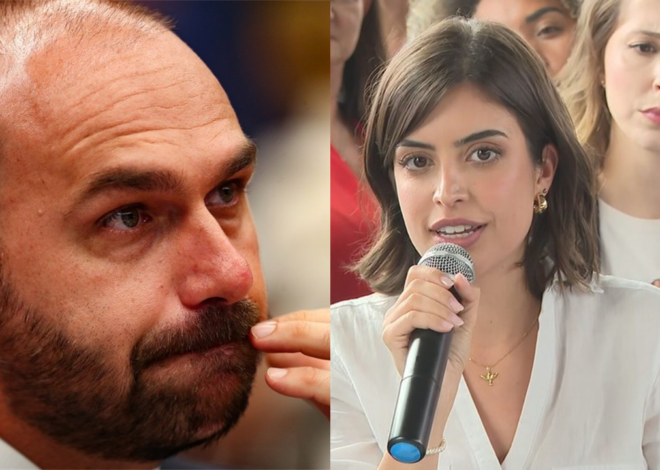 André Mendonça suspende julgamento de ação de Tabata Amaral contra Eduardo Bolsonaro por difamação