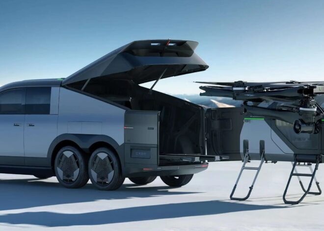 Salão de Pequim: conheça o Xpeng Aridge, carro voador que carrega embutido em van híbrida; VÍDEO