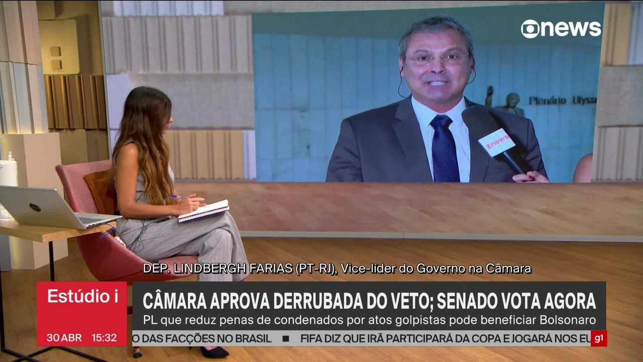 'Golpe comandado por Alcolumbre', diz vice-líder do governo sobre derrubada de veto ao PL da Dosimetria 